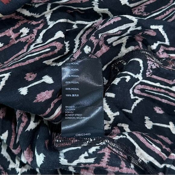 Anthropologie Maeve Veda Printed Embroidered Peasant Blouse Size XXS Petite - Picture 8 of 8